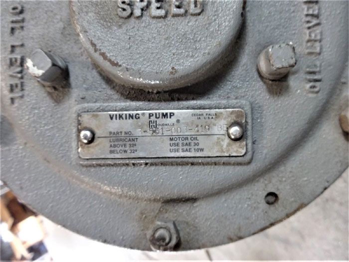 Viking Pump Gear Reducer 3-551-003-419 BE