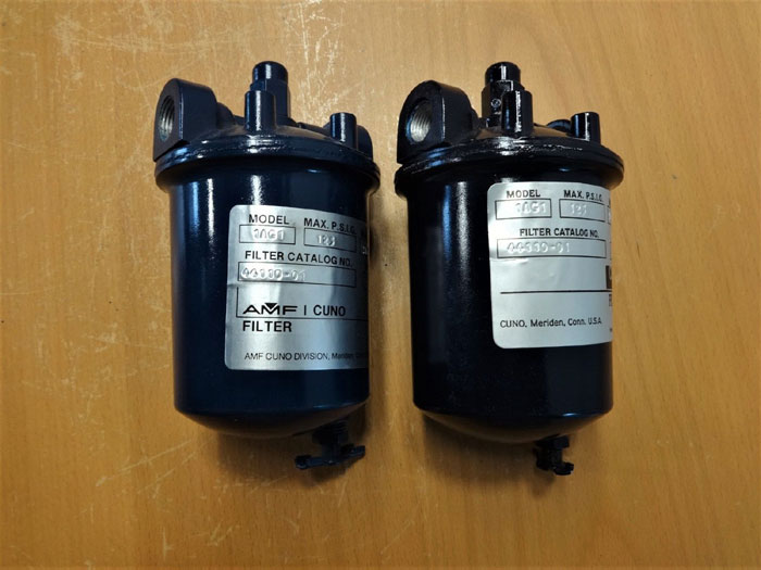 LOT OF (3) CUNO MODEL 1AG1 FILTER 44110-01