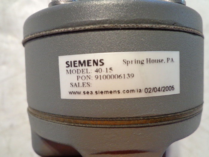 SIEMENS NULLMATIC PRESSURE REGULATOR 40-15