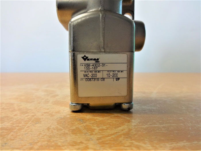 VERSA 4-WAY 2-POSITION 1/4" PNEUMATIC VALVE VSW-4302-31-155-167