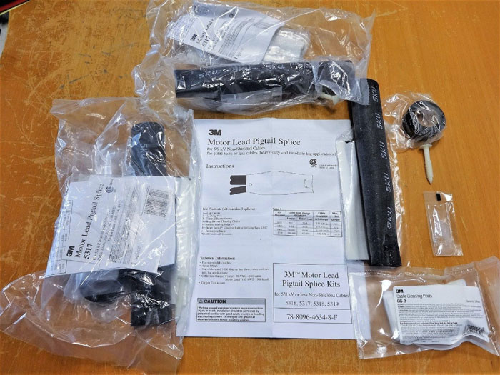 3M MOTOR LEAD PIGTAIL SPLICE KITS 5317 - LOT OF (3) KITS