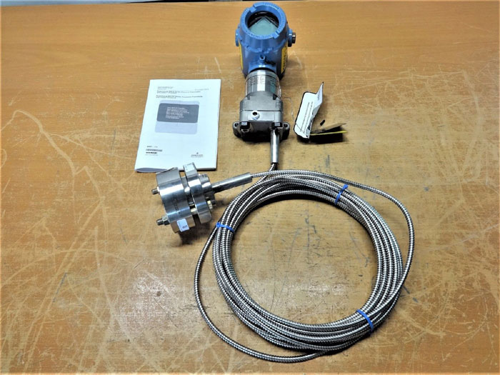 ROSEMOUNT 3051 PRESSURE TRANSMITTER W/ DIAPHRAGM SEAL 3051S1CG5A2B11A1AB4E5M5QT