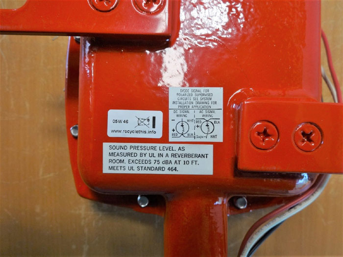 EDWARDS 889D-AW ADAPTAHORN SIGNAL FOR HAZARDOUS LOCATIONS