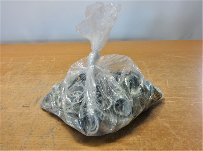 LOT (140) PCS OF 3/4" x 3/4" HEX HEAD PLUGS 304L WITH 6LB. BAG OF WASHER RINGS
