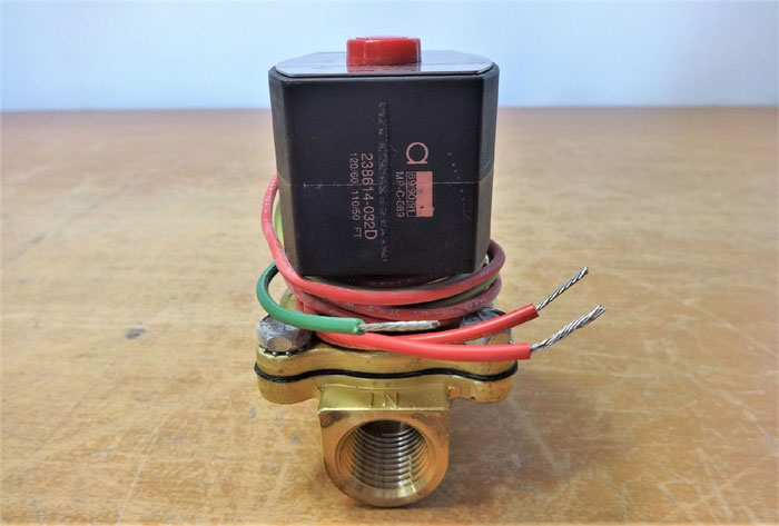 ASCO RED HAT 2-WAY BRASS SOLENOID VALVE EF8210G94 / EF8003G1