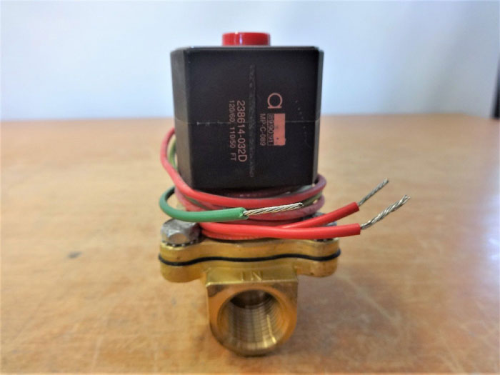 ASCO RED HAT 2-WAY BRASS SOLENOID VALVE EF8210G94 / EF8003G1