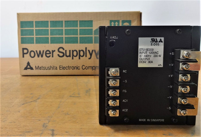 MATSUSHITA E-D05 POWER SUPPLY ETU-5E300 w/ 120VAC 230W