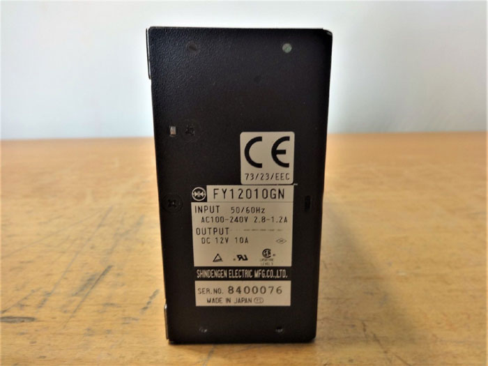 SHINDENGEN ELECTRIC CO. DC 12V POWER SUPPLY FY12010GN