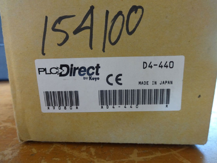 PLC DIRECT LOGIC 405 BY KOYO D4-440 CPU MODULE