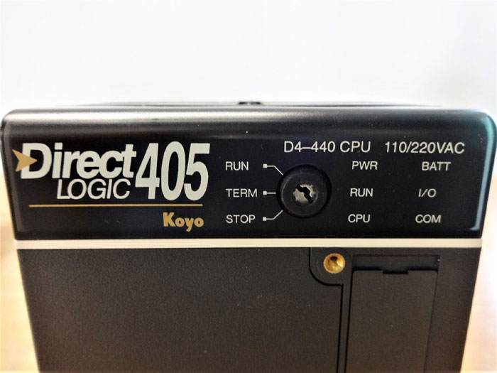 PLC DIRECT LOGIC 405 BY KOYO D4-440 CPU MODULE