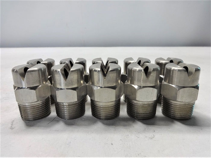 LOT OF (10) PCS - BETE 1" STAINLESS STEEL FAN NOZZLES NF40090