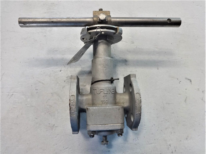 TUFLINE 1" 150# CF8M 2-WAY CRITICAL SERVICE PLUG VALVE FIG# 097