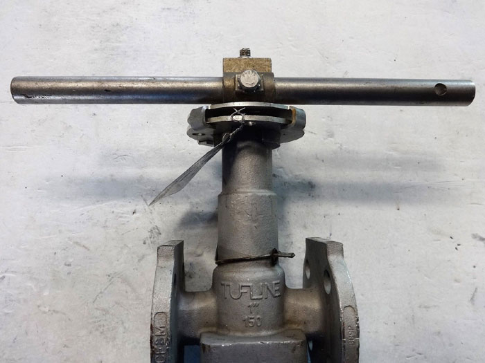 TUFLINE 1" 150# CF8M 2-WAY CRITICAL SERVICE PLUG VALVE FIG# 097