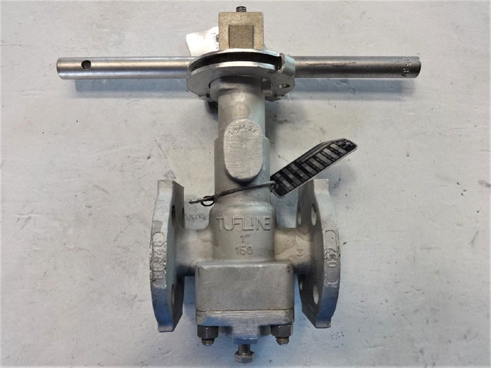 TUFLINE 1" 150# CF8M 2-WAY CRITICAL SERVICE PLUG VALVE FIG# 097