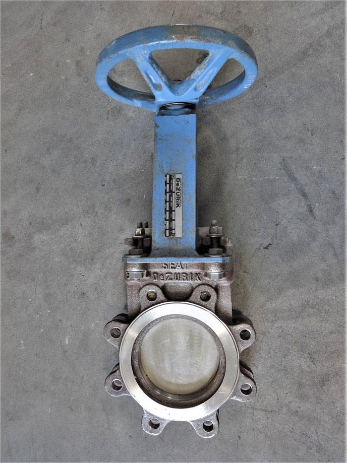 DEZURIK 5" 150 CF8M KNIFE GATE VALVE, FIG KGS, PART 9329720