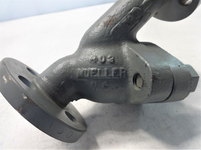 MUELLER 3/4" 150# RF WCB FLANGED Y-STRAINER VALVE