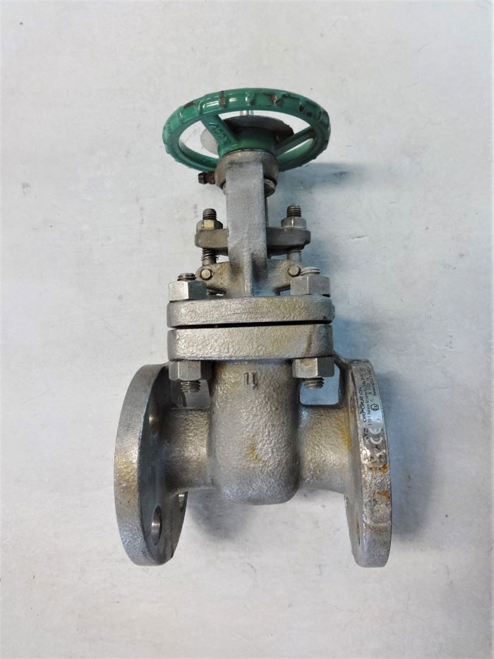 KITZ 3/4" FLANGED 150# CF8M GATE VALVE, FIG# 150UMAM Ratings: 170 PSIG@500°F Max