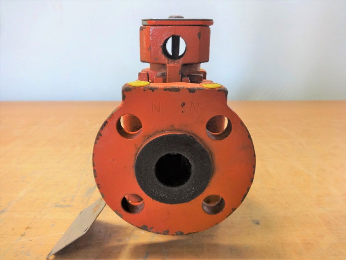 Tufline 1" 150# 2-Way Lined Plug Valve 061V, Product #8739DZ