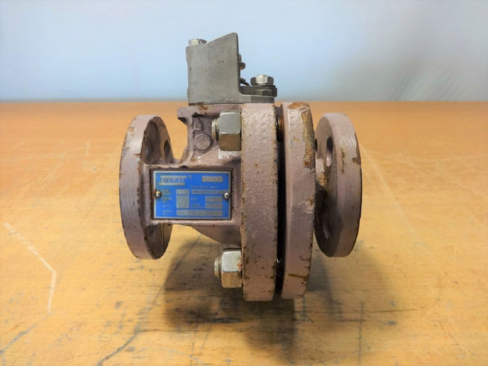 Atomac 1/2" 150# PFA Lined Ball Valve, Model #AK2 0000035