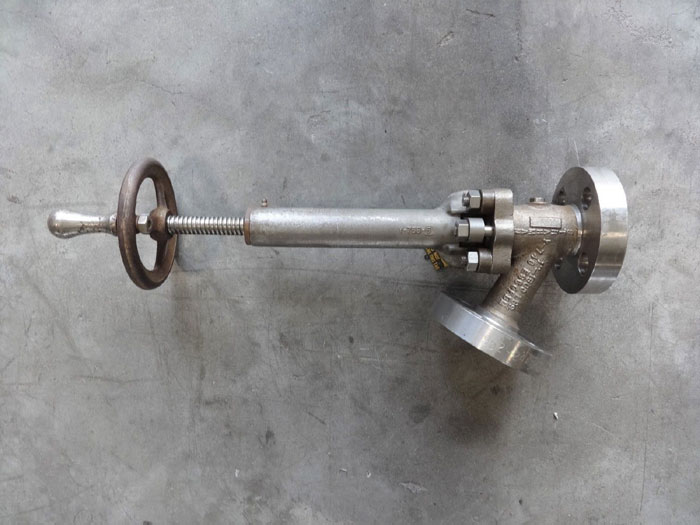 STRAHMAN 1" STAINLESS STEEL SAMPLING VALVE W/ 1" 1500# FLANGES