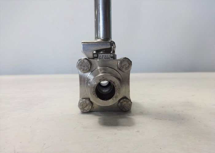 WHITEY 1/2" TUBE 3-PIECE STAINLESS STEEL BALL VALVE, 1000 PSI, SS-T63MS8-EK4-ID