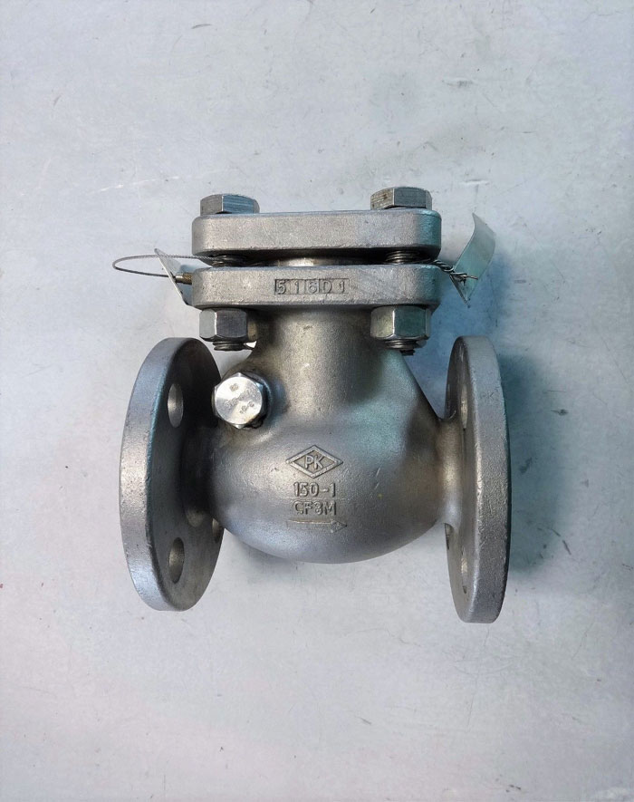 PK VALVE 1" 150# RF CF8M SWING CHECK VALVE, FIG# 152RF10SL-GRF