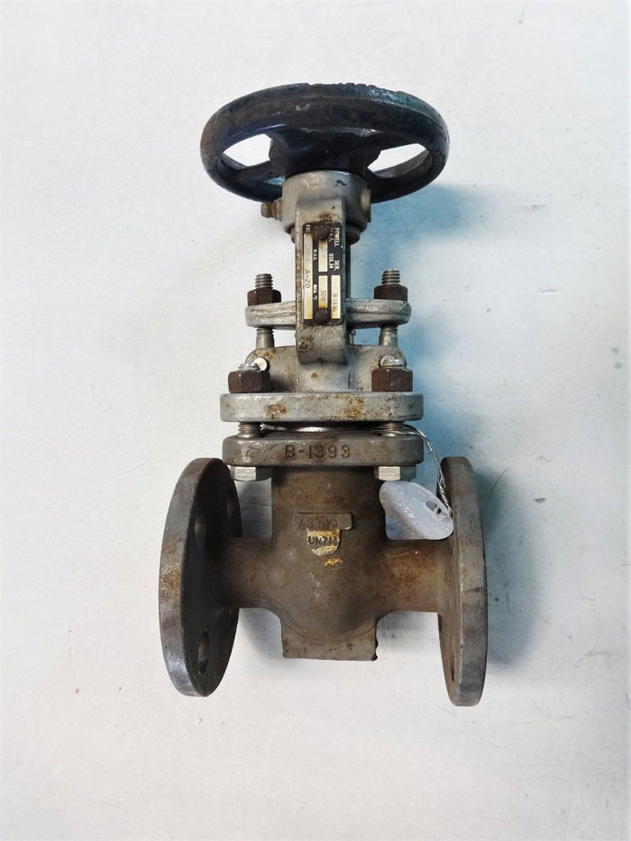 POWELL 3/4" 150# CN7M (ALLOY 20) FLANGED GATE VALVE, FIG# 2495 A-20