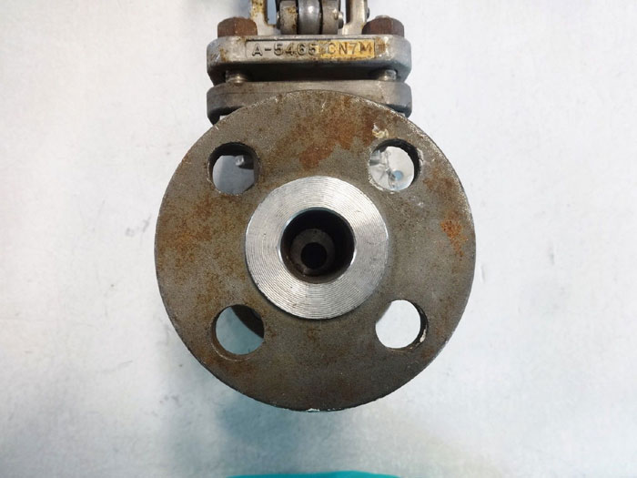 POWELL 3/4" 150# CN7M (ALLOY 20) FLANGED GATE VALVE, FIG# 2495 A-20