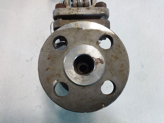 POWELL 3/4" 150# CN7M (ALLOY 20) FLANGED GATE VALVE, FIG# 2495 A-20