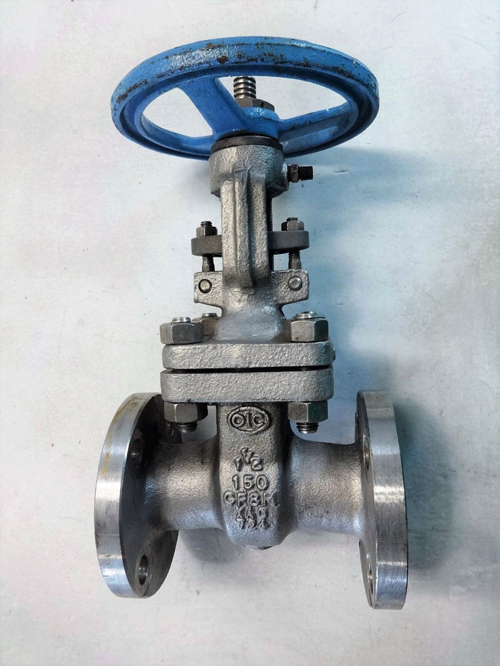 OIC 1-1/2" 150# CF8M FLANGED GATE VALVE, FIG# S151-T