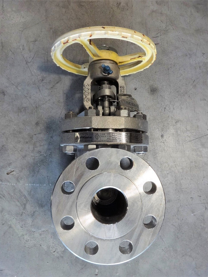 PK VALVE 2" 300# CF8M FLANGED GATE VALVE, FIG# 300RF12SH-GRF API600