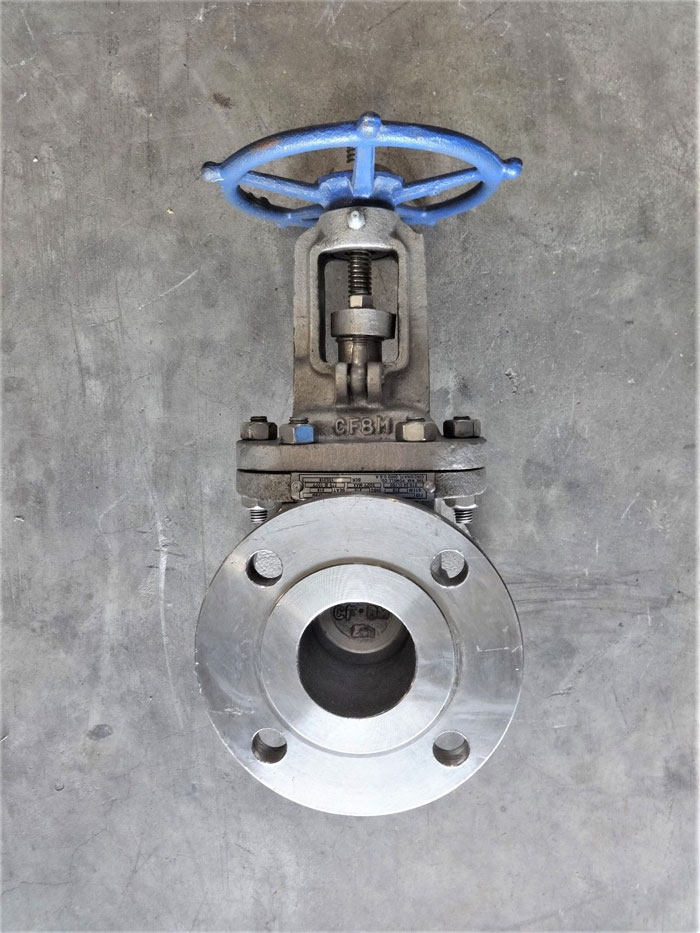 POWELL 2-1/2" 150# CF8M FLANGED GATE VALVE, FIG# 2456