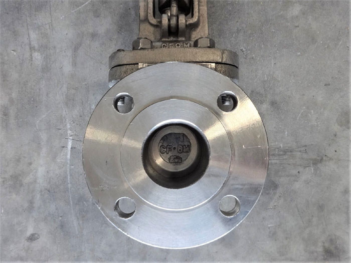 POWELL 2-1/2" 150# CF8M FLANGED GATE VALVE, FIG# 2456