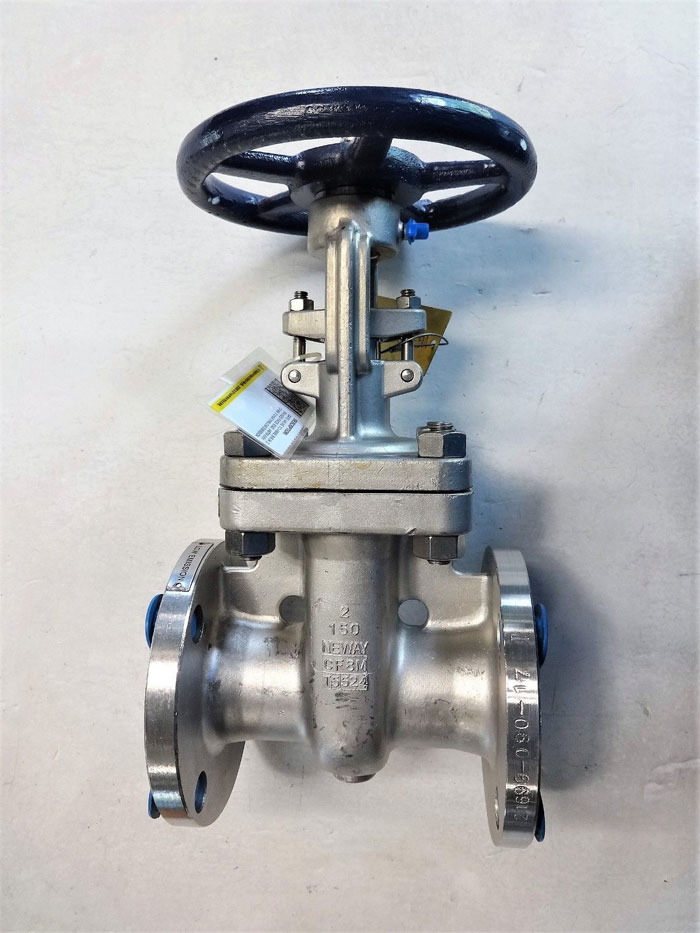 NEWAY 2" 150# CF8M GATE VALVE, FIG# G1RG10