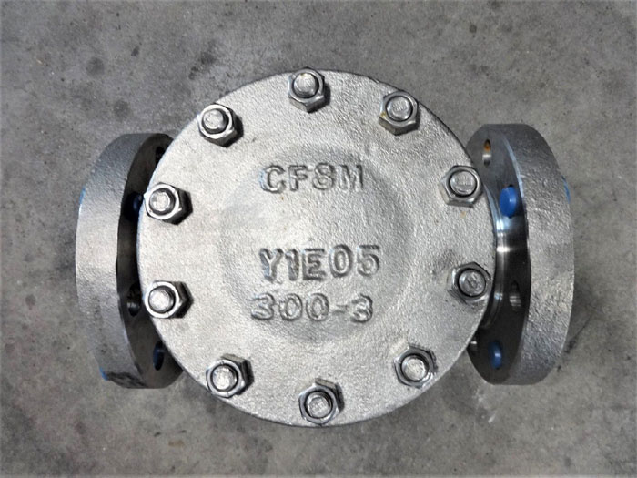 PK 3" 300# CF8M SWING CHECK VALVE, FIG# 302RF10SL-GRF