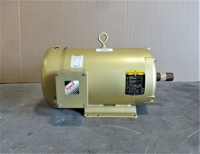 BALDOR RELIANCE SUPER E MOTOR 10 HP, 1770 RPM, CAT# EM3714T, SPEC# 37H244S518G3