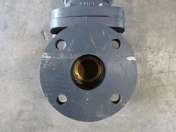 NIBCO 2-1/2" IBBM CAST IRON FLANGED GATE VALVE, 125 SWP, 200 WOG, FIG# F-617-O