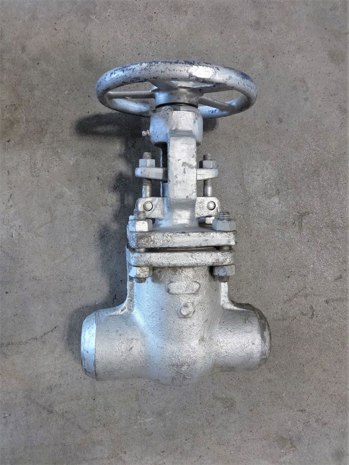 POWELL 2" 150# WCB BUTTWELD GATE VALVE, FIG# 1503 N W. E.