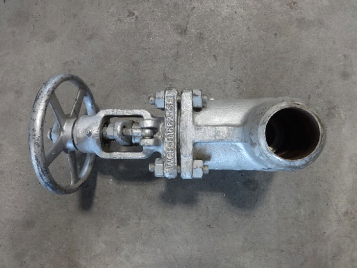 POWELL 2" 150# WCB BUTTWELD GATE VALVE, FIG# 1503 N W. E.