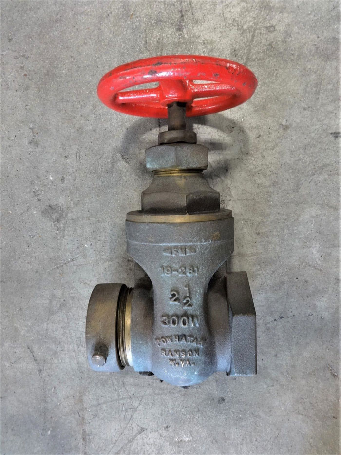 Powhatan 2-1/2" Fire Hose Gate Valve, Bronze, #19-281