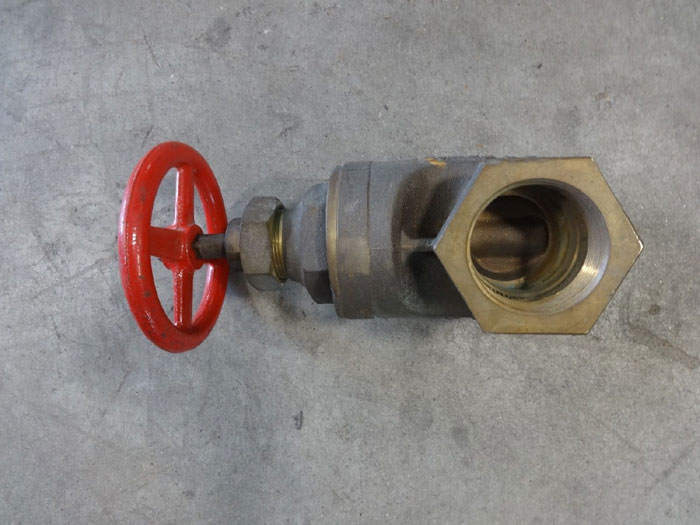 POWHATAN 2-1/2" FIRE HOSE GATE VALVE, BRONZE, #19-281