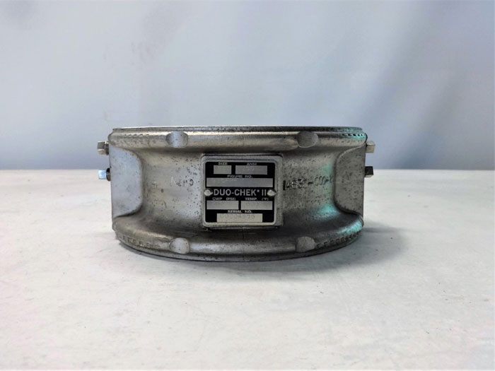 CRANE MARLIN 4" 150# DUO-CHEK II DOUBLE DISC CHECK VALVE, CN7M BODY, FIG# G15FPF