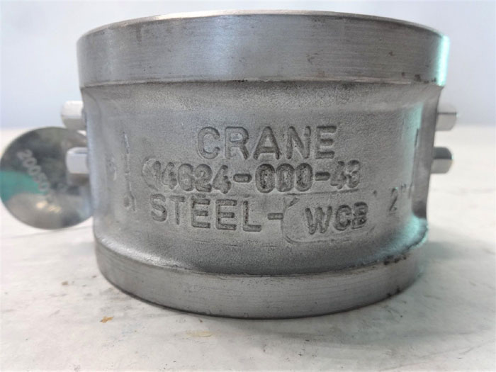 CRANE DUO-CHEK II 2" 150# DOUBLE DISC WAFER CHECK VALVE, FIG# G15SPF-9