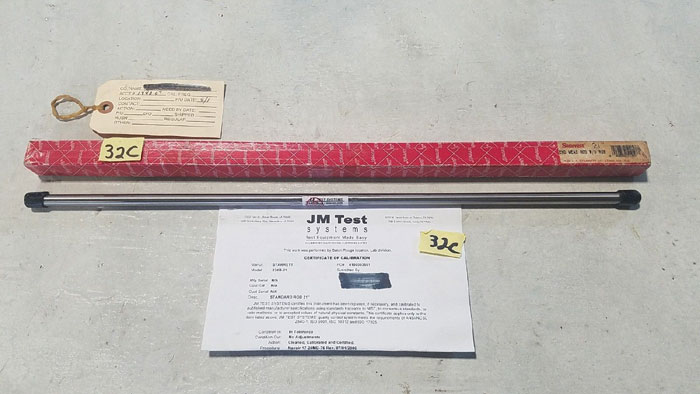 LOT OF STARRETT END MEASURING RODS 19"-21", 234B-19, 234B-20, 234B-21