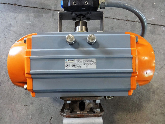 BAC 4" 150# ACTUATED FULL PORT BALL VALVE, CF8M, AIRTORQUE PT550 & ULTRA SWITCH