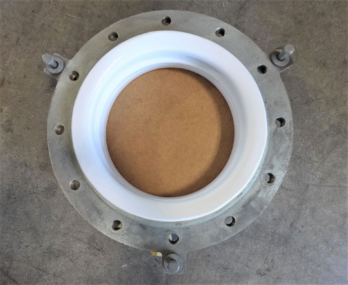 12" X 4-1/2" EXPANSION JOINT, PTFE BELLOW, CARBON STEEL FLANGES, 3-SPOKE