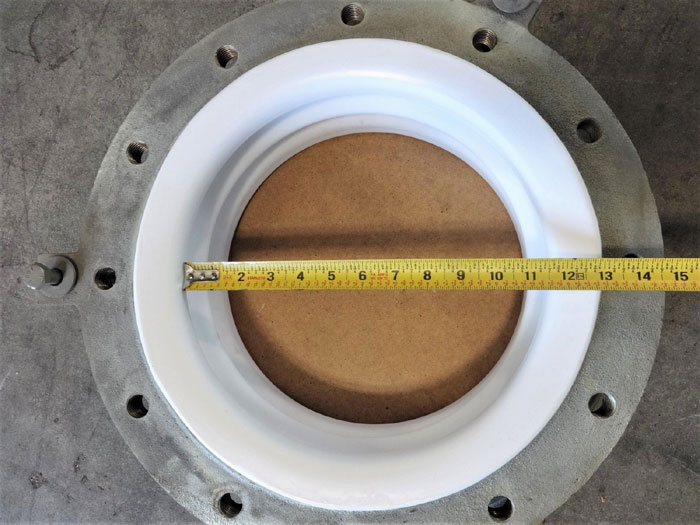 12" X 4-1/2" EXPANSION JOINT, PTFE BELLOW, CARBON STEEL FLANGES, 3-SPOKE