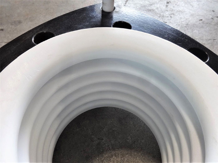 ETHYLENE 6" X 10" FLEXIJOINT, EXPANSION JOINT, PTFE BELLOWS