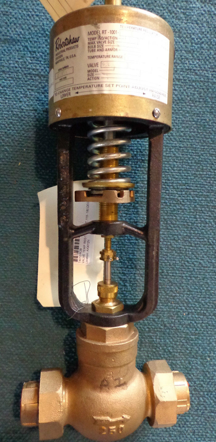 ROBERTSHAW 1" TEMPERATURE REGULATOR VALVE RT-1001-P3613