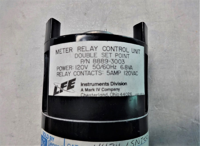 LFE SERIES 195 METER RELAY, 0-50 AC AMP RANGE, W/ RELAY CONTROL 8889-3003